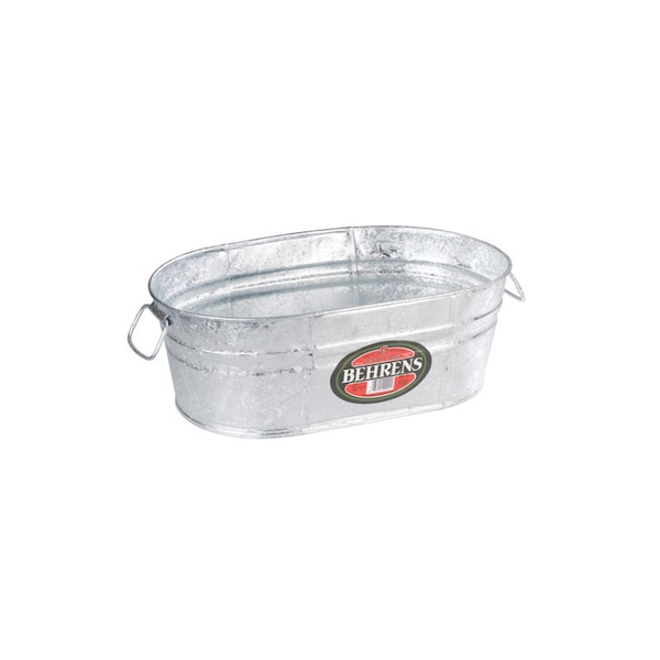 Behrens Oval Tub Galv 7.5Gal 1OV Zoro